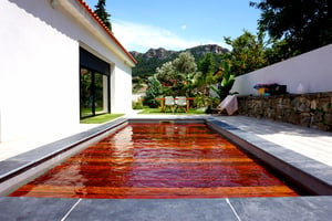 Fond mobile pour piscine