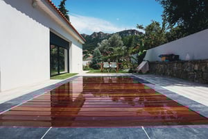 piscine fond mobile
