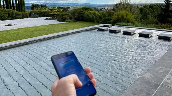 Piscine connectée